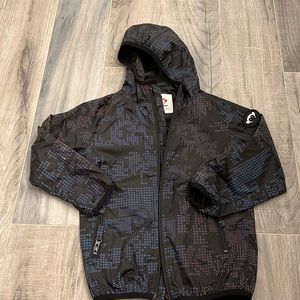 Appaman Black and Blue Kids Raincoat